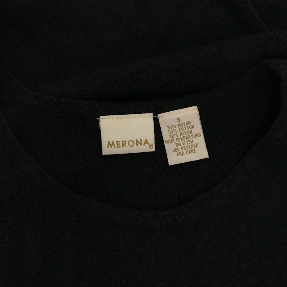 Black Merona Bodycon Dress Size S - Picture 4 of 4